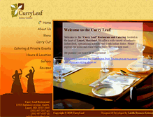 Tablet Screenshot of curryleafmd.com